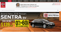 Desktop Screenshot of chestertonnissan.com