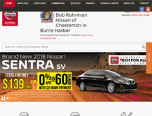 Tablet Screenshot of chestertonnissan.com